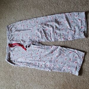Sleep Chic cotton flannel pajama sleep pants llama alpaca L